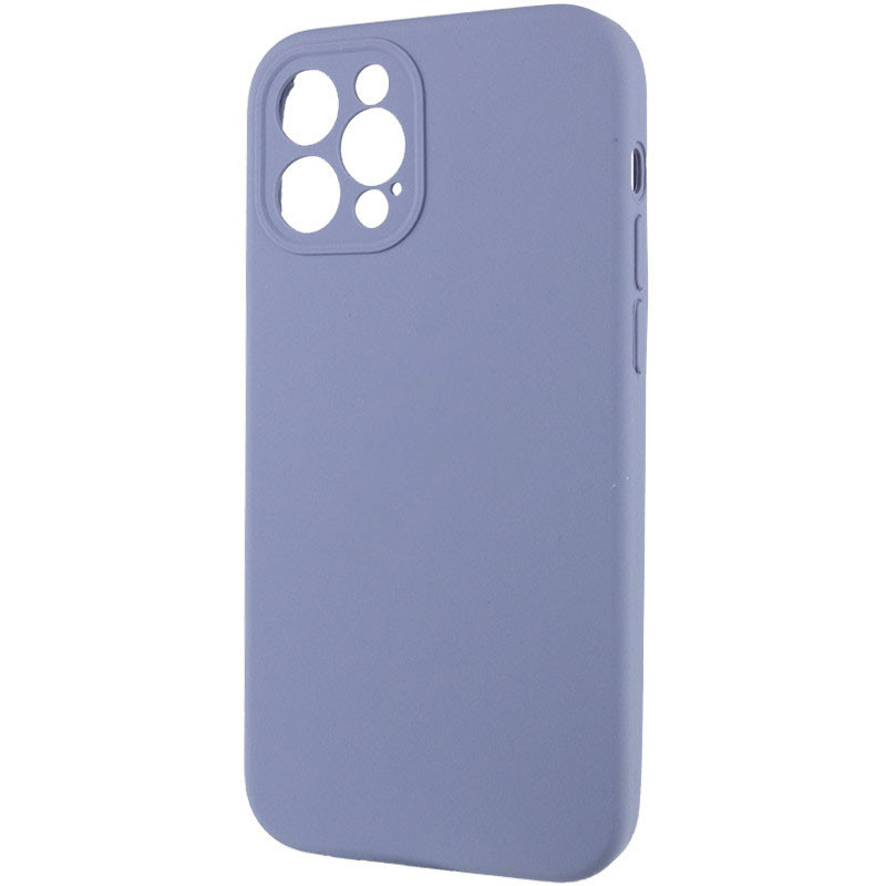 Фото Чехол Silicone Case Full Camera Protective (AA) NO LOGO для Apple iPhone 12 Pro (6.1") (Серый / Lavender Gray) в магазине vchehle.ua