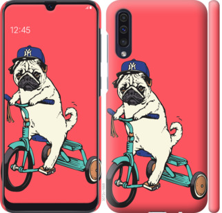 

Чехол Мопс на велосипеде для Samsung Galaxy A30s A307F 791952