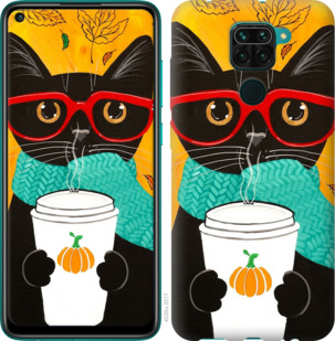

Чехол Осенний кот для Xiaomi Redmi 10X 933291