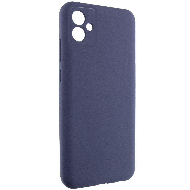 Фото Чохол TPU GETMAN Liquid Silk Full Camera на Samsung Galaxy A06 (Синій / Midnight Blue) на vchehle.ua