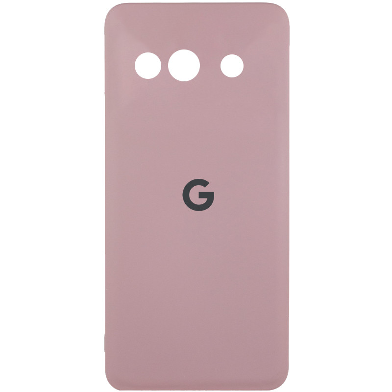 Чехол Silicone Cover Lakshmi Full Camera (AA) with logo для Google Pixel 9a (Розовый / Pink Sand)