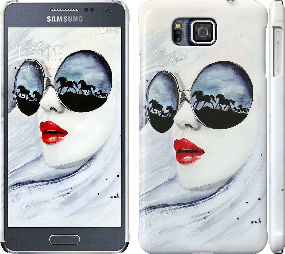 

Чохол Дівчина аквареллю на Samsung Galaxy Alpha G850F 89731