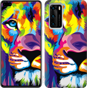 

Чехол Разноцветный лев для Huawei P40 933111