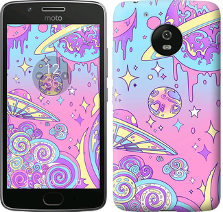 

Чехол Розовая галактика для Motorola Moto G5 633595