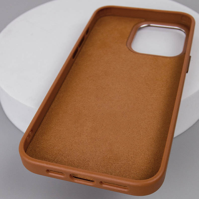 Купити Шкіряний чохол Bonbon Leather Metal Style with Magnetic Safe на Apple iPhone 12 Pro Max (6.7") (Коричневий / Brown) на vchehle.ua