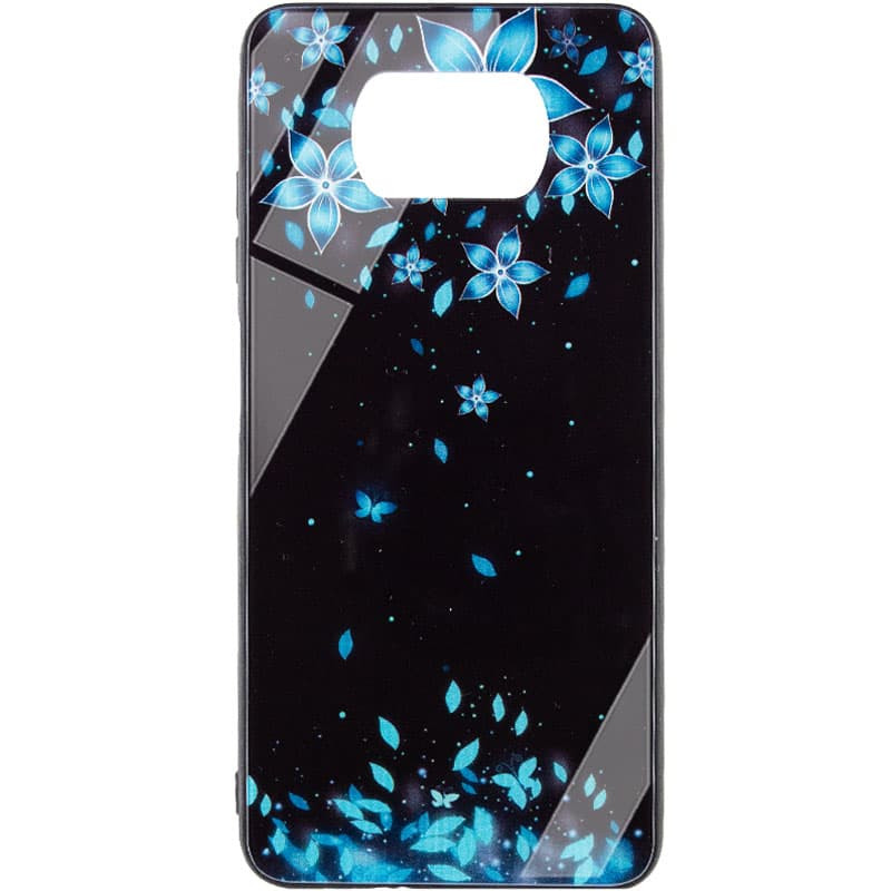 TPU+Glass чехол Diversity для Xiaomi Poco X3 NFC / Poco X3 Pro (Bloom)
