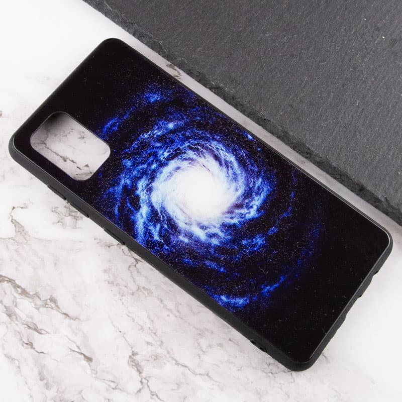 Фото TPU+Glass чехол Diversity для Samsung Galaxy A32 4G (Universe) в магазине vchehle.ua