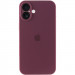 Купить Чехол Silicone Case Full Camera Protective (AA) для Apple iPhone 16 (6.1") (Бордовый / Plum) на vchehle.ua