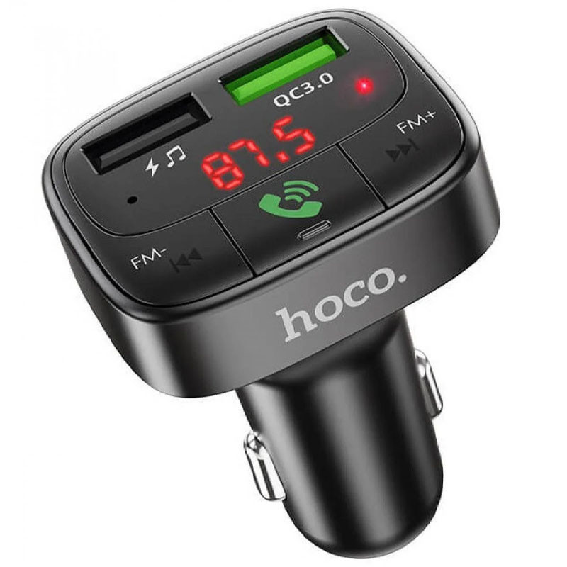 АЗП FM модулятор Hoco E59 Promise 18W (2USB-A)