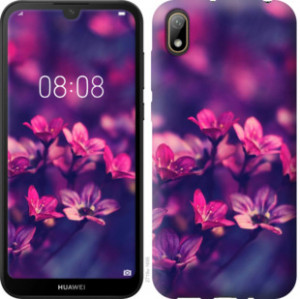 Чохол Пурпурні квіти на Huawei Y5 2019