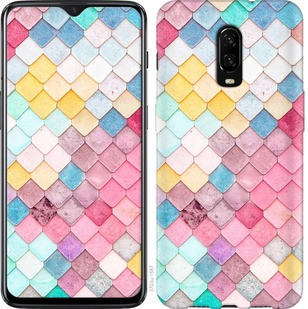 

Чехол Красочная черепица для OnePlus 6T 689727