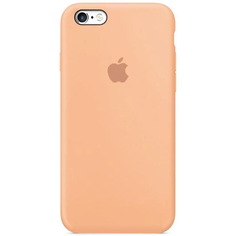 Чохол Silicone Case Full Protective (AA) на Apple iPhone 6/6s (4.7") (Помаранчевий / Cantaloupe)