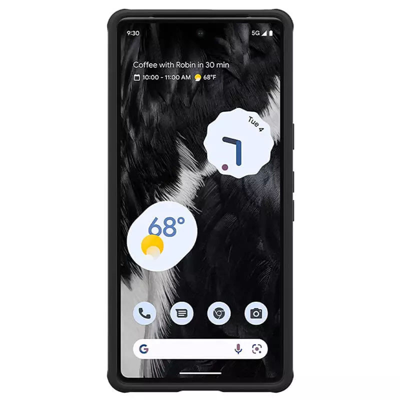 Фото Карбоновая накладка Nillkin Camshield (шторка на камеру) для Google Pixel 7 (Черный / Black) на vchehle.ua