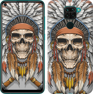 

Чохол Череп індіанця для Xiaomi Redmi Note 9 933983