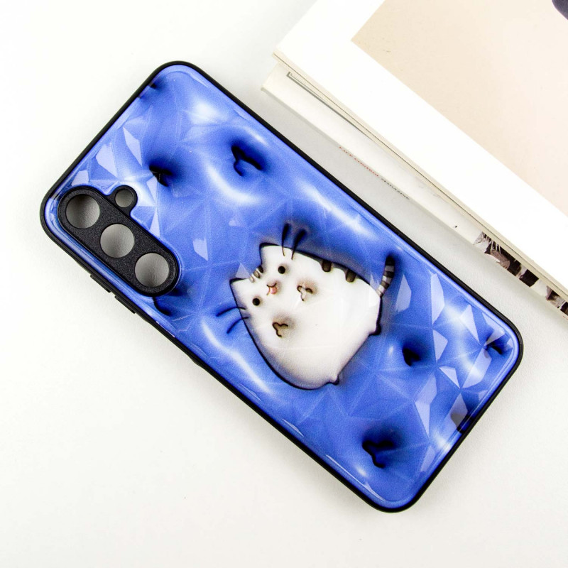 Фото TPU+PC чохол Prisma Fluffie на Samsung Galaxy A16 4G/5G (Pusheen) в маназині vchehle.ua