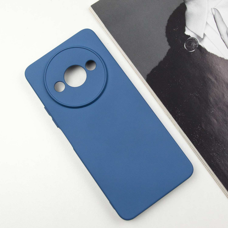 Фото Чехол Silicone Cover Lakshmi Full Camera (A) для Xiaomi Redmi A3 (Синий / Navy Blue) на vchehle.ua