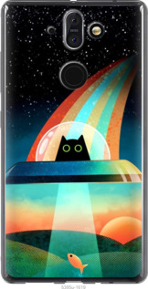 

Чохол Кот, нло, радуга, рыба для Nokia 8 Sirocco 1403454