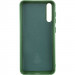 Фото Чехол Silicone Cover Lakshmi (AA) для Samsung Galaxy A50 (A505F) / A50s / A30s (Зеленый / Dark green) на vchehle.ua