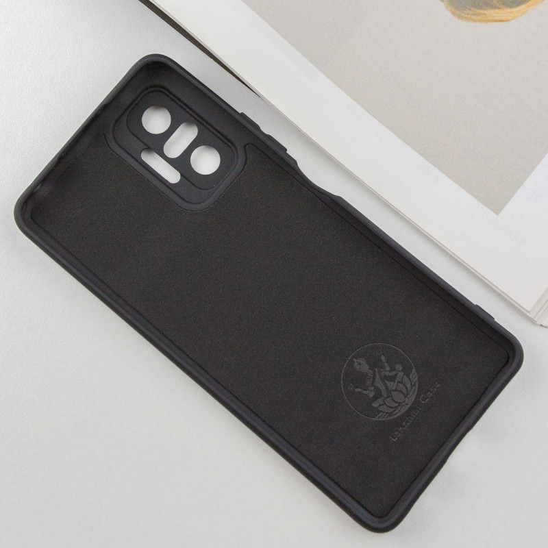 Фото Чохол Silicone Cover Lakshmi Full Camera (AA) на Xiaomi Redmi Note 10 Pro / 10 Pro Max (Чорний / Black) в маназині vchehle.ua