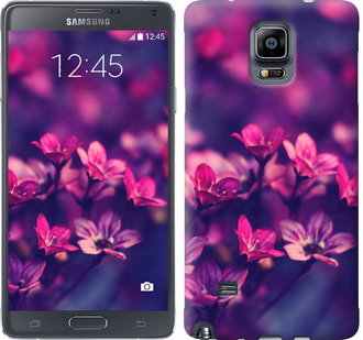 

Чехол Пурпурные цветы для Samsung Galaxy Note 4 N910H 176481