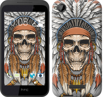 

Чехол Череп индейца для HTC Desire 320 641029