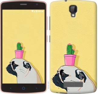 

Чехол Мопс с кактусом для ZTE L5 795987