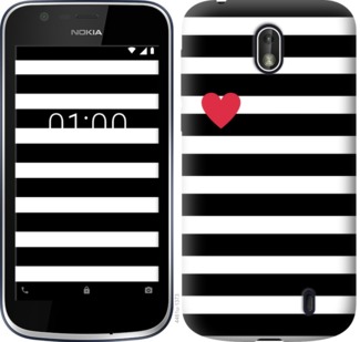 

Чехол Черно-белые полосы для Nokia 1 752192