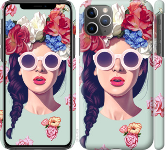 

Чехол Девушка с цветами для iPhone 11 Pro Max 778715