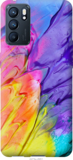 

Чехол Разноцветные краски для Oppo Reno6 5G 1576480