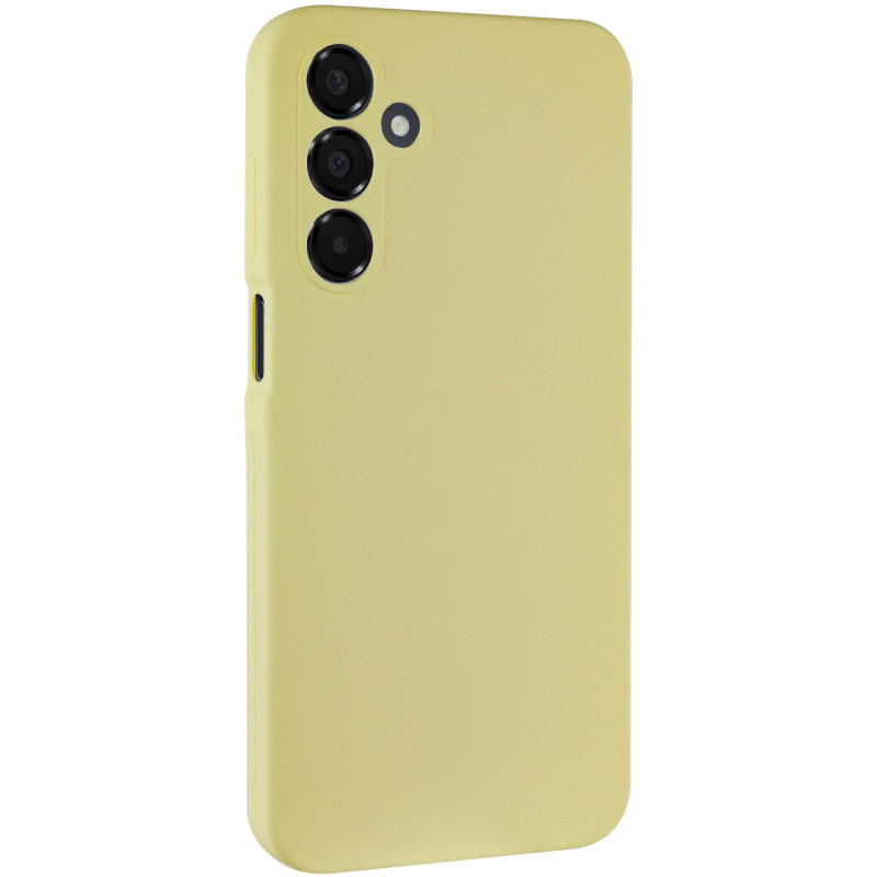 Чехол Silicone Cover Lakshmi Full Camera (AA) для Samsung Galaxy A16 4G/5G (Желтый / Mellow Yellow)