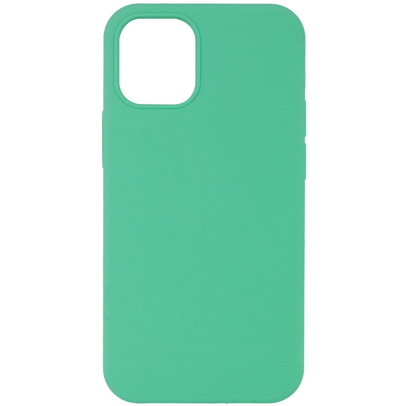 Чехол Silicone Case Full Protective (AA) NO LOGO для Apple iPhone 14 (6.1") (Зеленый / Spearmint)