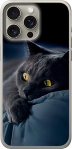 Чехол Дымчатый кот для iPhone 15 Pro Max