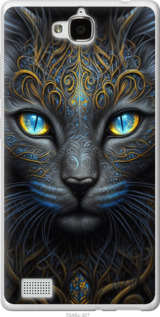 

Чехол Кошка для Huawei Honor 3C 1504898