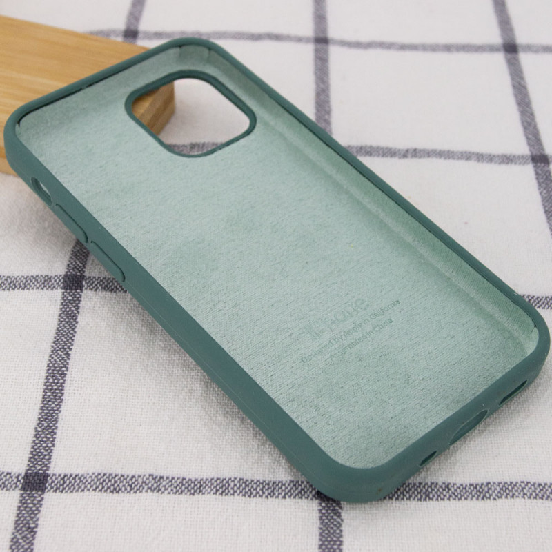 Фото Чехол Silicone Case Full Protective (AA) для Apple iPhone 13 Pro Max (6.7") (Зеленый / Pine green) в магазине vchehle.ua