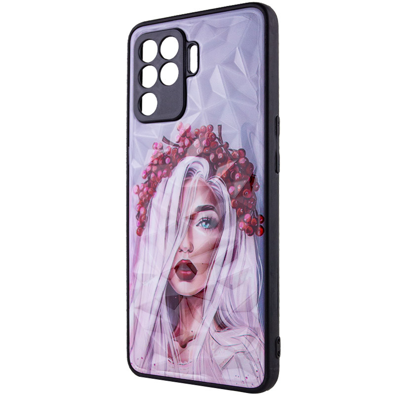 Фото TPU+PC чехол Prisma Ladies для Oppo Reno 5 Lite (Ukrainian Girl) в магазине vchehle.ua