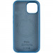 Фото Чохол Silicone Case Full Protective (AA) with Magnetic Safe на Apple iPhone 15 (6.1") (Синій / Denim Blue) в маназині vchehle.ua