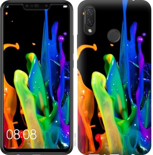 

Чохол бризки фарби на Huawei Nova 3 674638