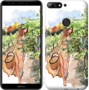 

Чехол Девушка Лето для Huawei Y7 Prime (2018) 758041