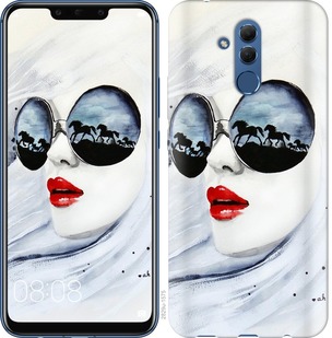 

Чохол Дівчина аквареллю на Huawei Mate 20 Lite 670071