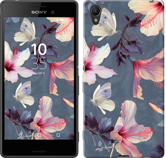 

Чехол Нарисованные цветы для Sony Xperia Z3+ Dual 596285
