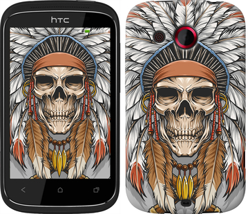 

Чохол Череп індіанця на HTC Desire C A320e 641027