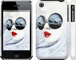 Чехол Девушка акварелью для iPhone 3Gs
