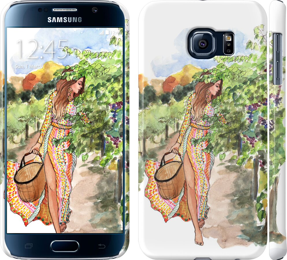 

Чехол Девушка Лето для Samsung Galaxy S6 G920 102845