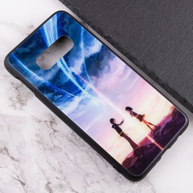 Фото TPU+Glass чехол Diversity для Samsung Galaxy S10e (Connection) в магазине vchehle.ua