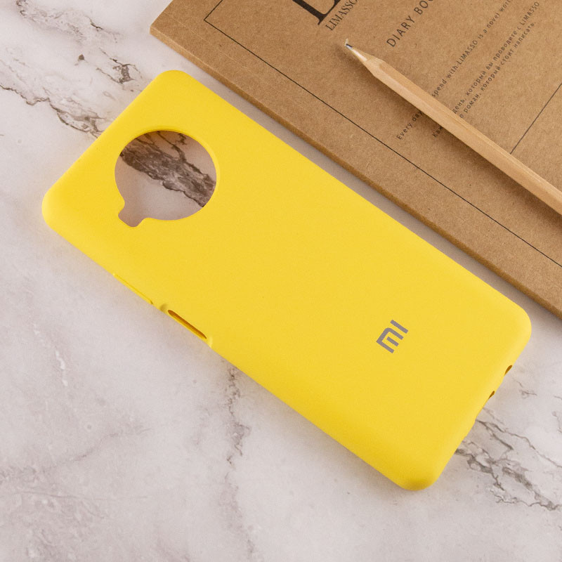 Купить Чехол Silicone Cover Full Protective (AA) для Xiaomi Mi 10T Lite / Redmi Note 9 Pro 5G (Желтый / Yellow) на vchehle.ua