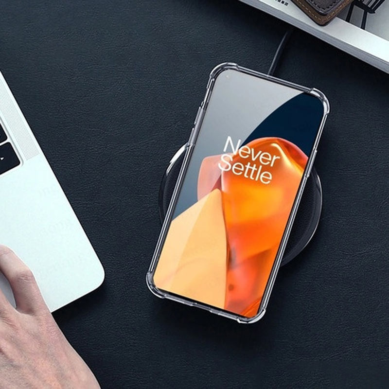 Фото TPU чохол GETMAN Ease logo посилені кути Full Camera на OnePlus 9 (Прозорий (прозорий)) на vchehle.ua