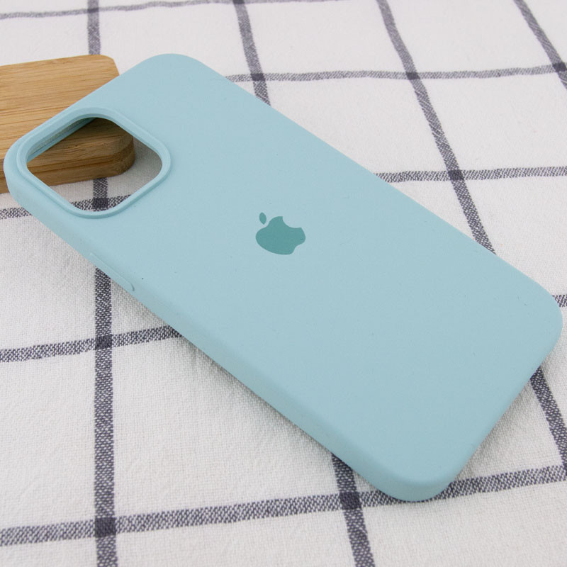 Фото Чохол Silicone Case Square Full Camera Protective (AA) на Apple iPhone 11 Pro Max (6.5") (Бірюзовий / Light Turquoise) на vchehle.ua