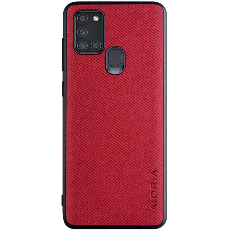 

Чохол AIORIA Textile PC + TPU на Samsung Galaxy A21s (Червоний) 1054622