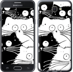Чехол Коты v2 для Samsung Galaxy J7 Prime