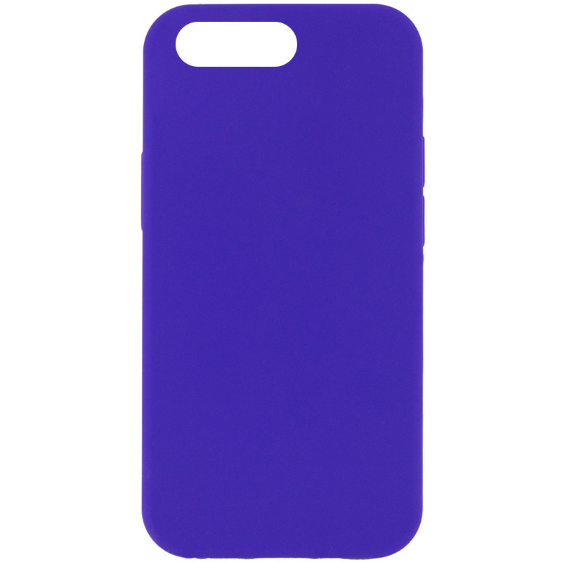 Чехол Silicone Case Full Protective (AA) NO LOGO для Apple iPhone 7 plus / 8 plus (5.5") (Фиолетовый / Ultra Violet)